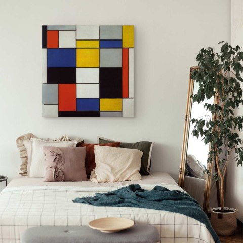 Obraz - Piet Mondrian - Kompozycja A 60x60 Standard