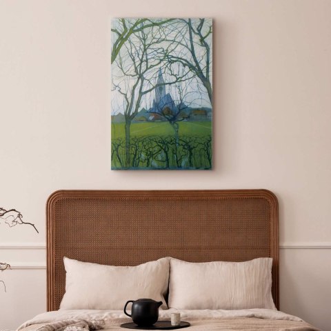 Obraz - Piet Mondrian - Kościół Św. Jakuba 20x30 Akustyczny