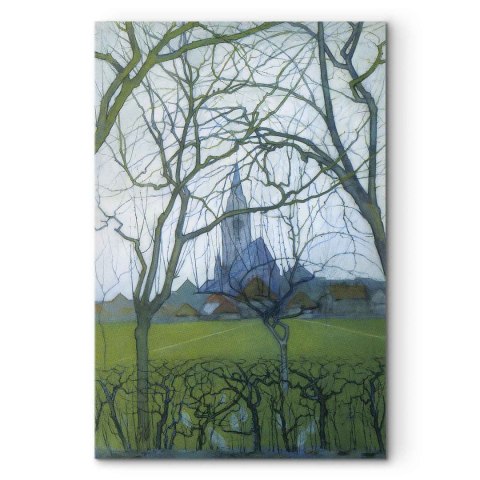 Obraz - Piet Mondrian - Kościół Św. Jakuba 20x30 Standard