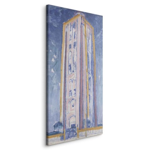 Obraz - Piet Mondrian - Latarnia morska w Westcapelle 40x80 Na płótnie włoskim