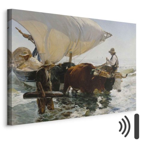 Obraz - Joaquín Sorolla y Bastida - Powrót z połowu 30x20 Akustyczny