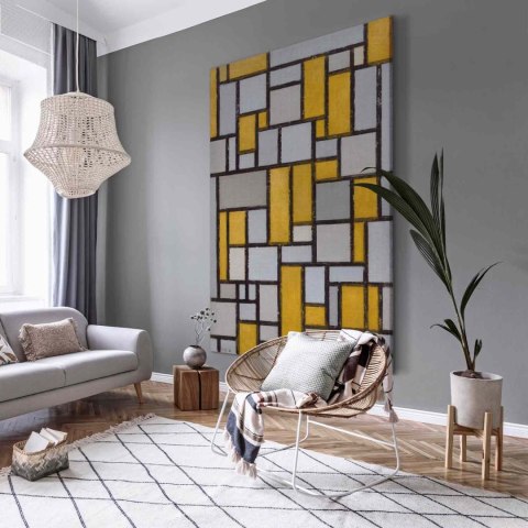 Obraz XXL - Piet Mondrian - Kompozycja z siatką 1 113x170