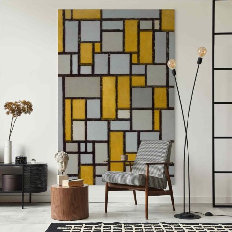 Obraz XXL - Piet Mondrian - Kompozycja z siatką 1 120x180