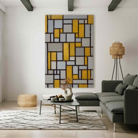 Obraz XXL - Piet Mondrian - Kompozycja z siatką 1 173x260