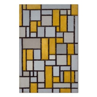 Obraz XXL - Piet Mondrian - Kompozycja z siatką 1 87x130