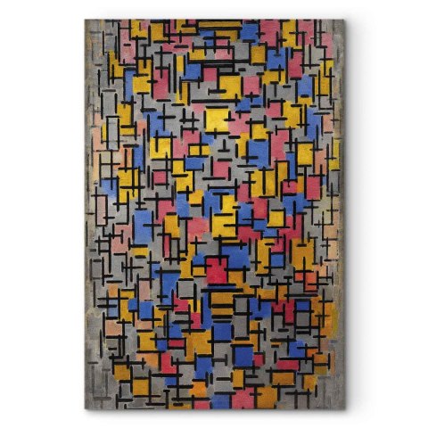 Obraz - Piet Mondrian - Kompozycja 20x30 Standard