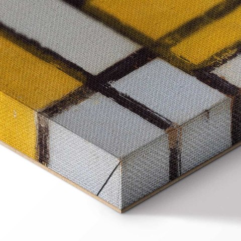 Obraz - Piet Mondrian - Kompozycja z siatką 1 20x30 Akustyczny
