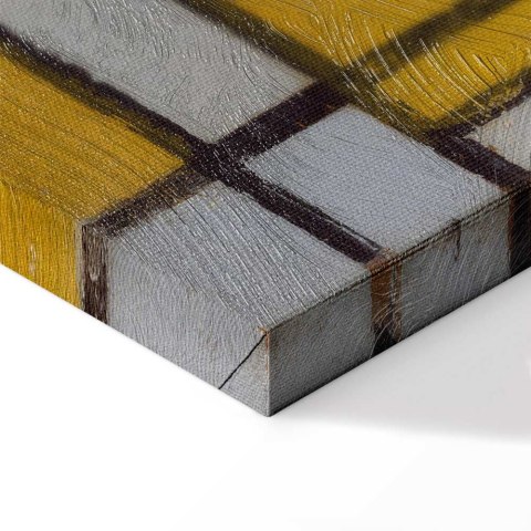 Obraz - Piet Mondrian - Kompozycja z siatką 1 20x30 Premium Print