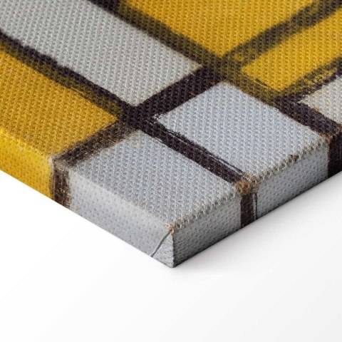 Obraz - Piet Mondrian - Kompozycja z siatką 1 40x60 Standard