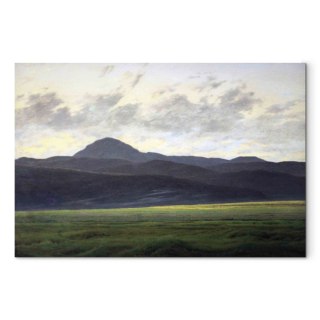 Obraz - Caspar David Friedrich - Górski krajobraz w Czechach 120x80 Standard