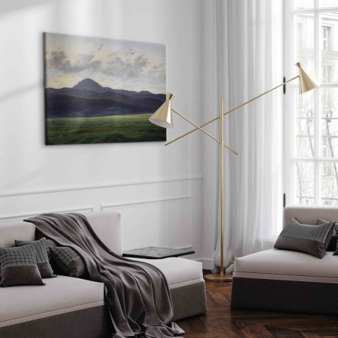 Obraz - Caspar David Friedrich - Górski krajobraz w Czechach 120x80 Standard