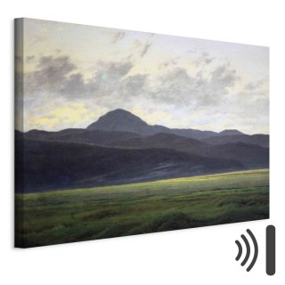 Obraz - Caspar David Friedrich - Górski krajobraz w Czechach 30x20 Akustyczny