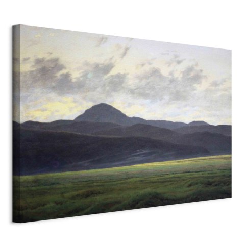 Obraz - Caspar David Friedrich - Górski krajobraz w Czechach 30x20 Na płótnie włoskim