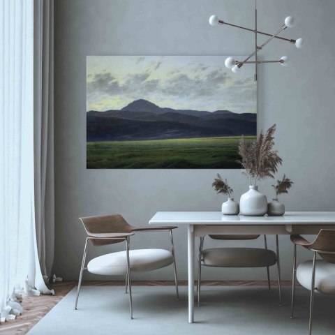Obraz - Caspar David Friedrich - Górski krajobraz w Czechach 60x40 Standard