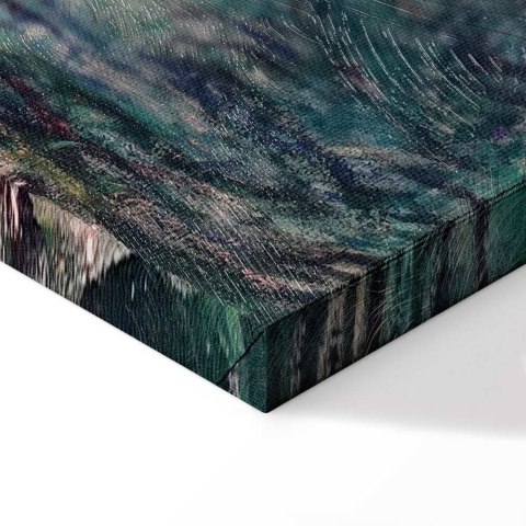 Obraz - Claude Monet - Japoński mostek 40x40 Premium Print