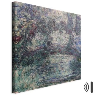 Obraz - Claude Monet - Japoński mostek 60x60 Akustyczny