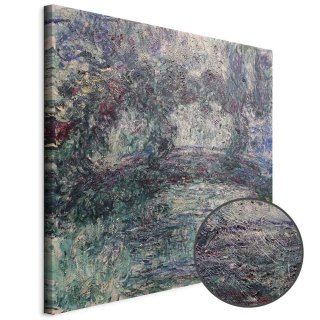 Obraz - Claude Monet - Japoński mostek 60x60 Premium Print