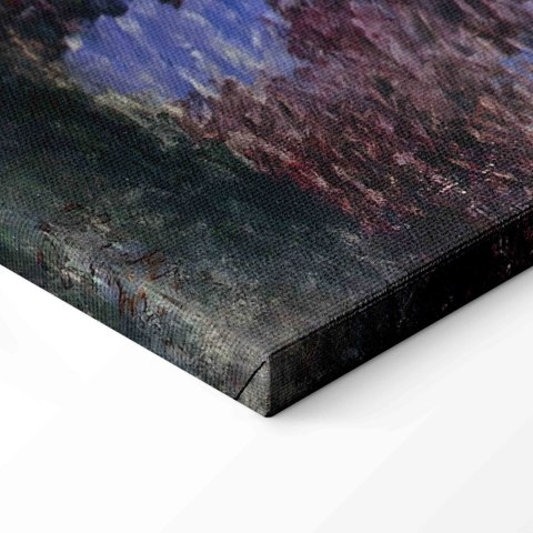 Obraz - Claude Monet - Kącik ogrodowy w Montgeron 40x40 Na płótnie włoskim