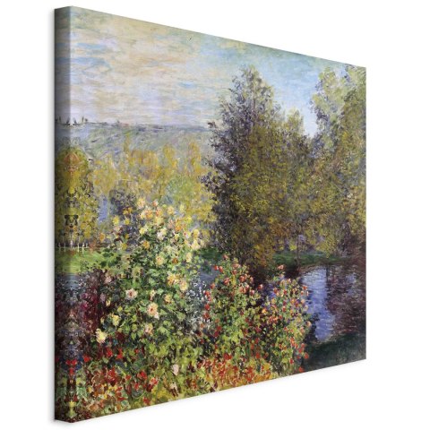Obraz - Claude Monet - Kącik ogrodowy w Montgeron 60x60 Standard
