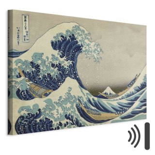 Obraz - Hokusai Katsushika - Wielka fala w Kanagawie 60x40 Akustyczny