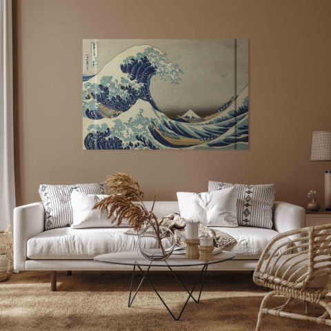 Obraz - Hokusai Katsushika - Wielka fala w Kanagawie 90x60 Akustyczny