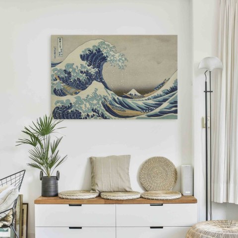 Obraz - Hokusai Katsushika - Wielka fala w Kanagawie 90x60 Premium Print