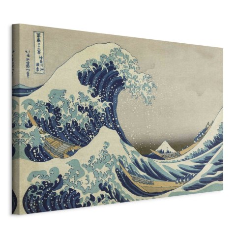 Obraz - Hokusai Katsushika - Wielka fala w Kanagawie 90x60 Standard