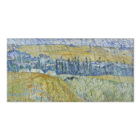 Obraz XXL - Vincent van Gogh - Auvers w deszczu 150x75