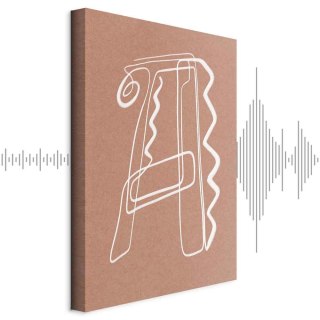 Obraz - Stylowe A (1-częściowy) pionowy 80x120 Akustyczny