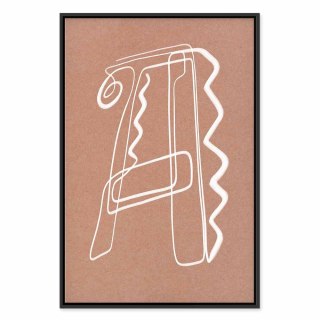 Obraz - Stylowe A (1-częściowy) pionowy 80x120 W ramie drewnianej czarnej