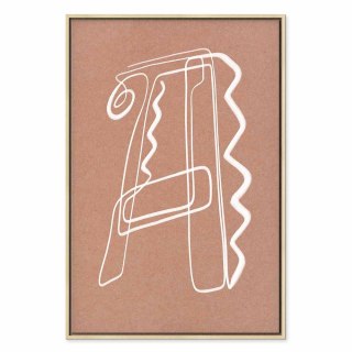 Obraz - Stylowe A (1-częściowy) pionowy 80x120 W ramie drewnianej naturalnej