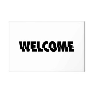 Obraz - Welcome (1-częściowy) szeroki 30x20 Na płótnie włoskim