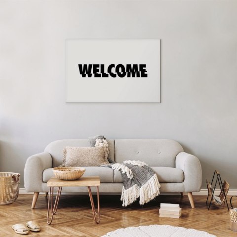 Obraz - Welcome (1-częściowy) szeroki 30x20 Na płótnie włoskim