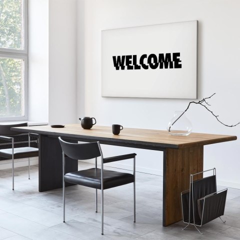 Obraz - Welcome (1-częściowy) szeroki 60x40 Na płótnie włoskim