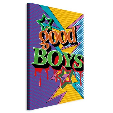 Obraz - Good Boys (1-częściowy) pionowy 20x30 Na płótnie włoskim