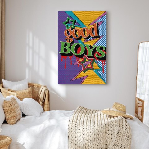 Obraz - Good Boys (1-częściowy) pionowy 20x30 Na płótnie włoskim