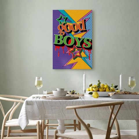 Obraz - Good Boys (1-częściowy) pionowy 20x30 Na płótnie włoskim