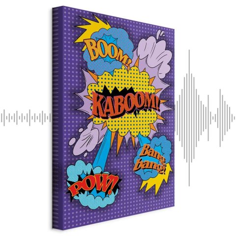 Obraz - Kaboom! (1-częściowy) pionowy 20x30 Akustyczny