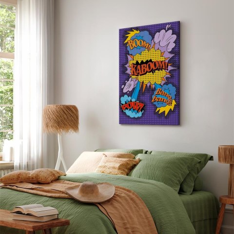 Obraz - Kaboom! (1-częściowy) pionowy 40x60 Na płótnie włoskim