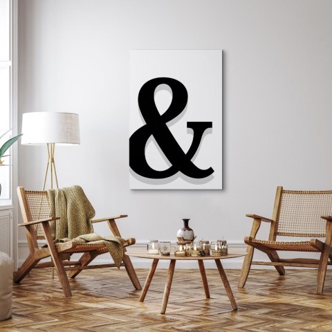 Obraz - Ozdobna litera (1-częściowy) pionowy 20x30 Standard