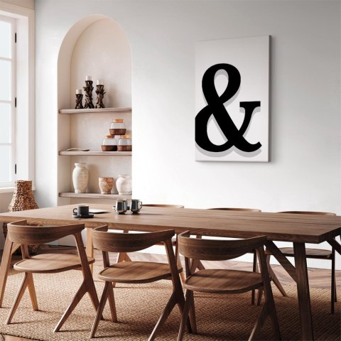 Obraz - Ozdobna litera (1-częściowy) pionowy 60x90 Standard