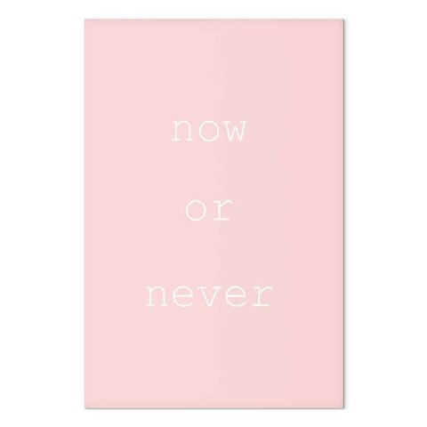 Obraz - Now or Never (1-częściowy) pionowy 40x60 Na płótnie włoskim