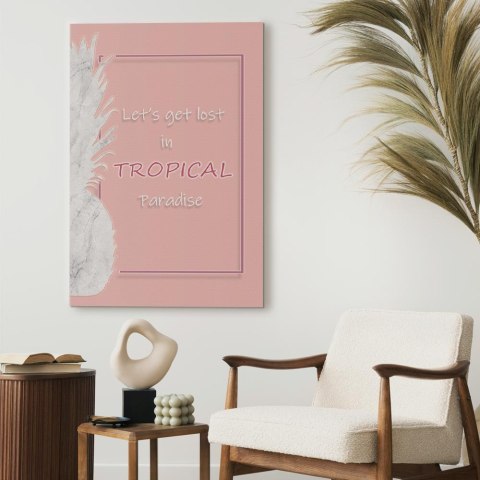 Obraz - Let's Get Lost in Tropical Paradise (1-częściowy) pionowy 60x90 Standard