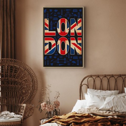 Obraz - Miasto kultury (1-częściowy) pionowy 80x120 W ramie drewnianej naturalnej