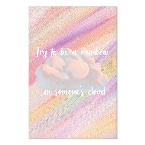 Obraz - Try to Be a Rainbow (1-częściowy) pionowy 20x30 Standard