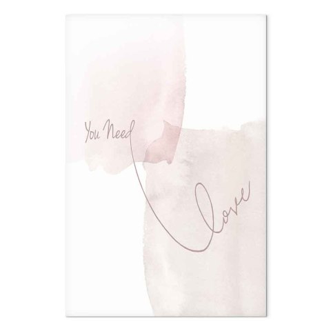 Obraz - You Need Love (1-częściowy) pionowy 20x30 Premium Print