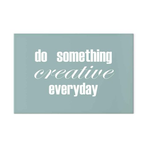 Obraz - Do Something Creative Everyday (1-częściowy) szeroki 60x40 Standard