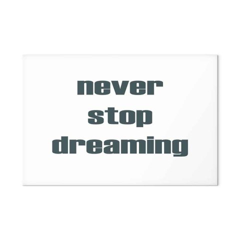 Obraz - Never Stop Dreaming (1-częściowy) szeroki 90x60 Standard