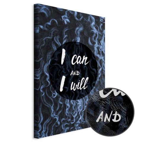 Obraz - I can and I will (1-częściowy) pionowy 20x30 Premium Print
