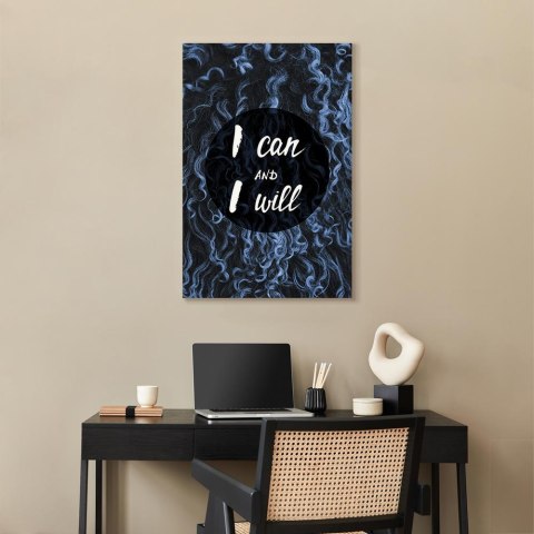 Obraz - I can and I will (1-częściowy) pionowy 20x30 Standard